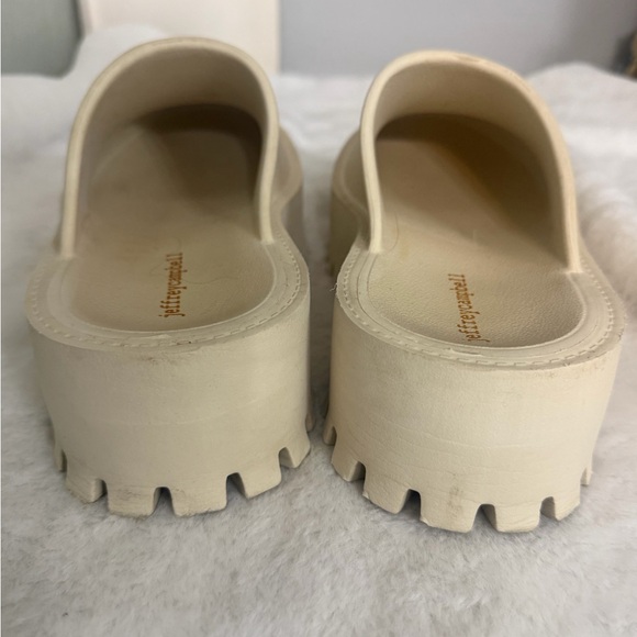 Jeffrey Campbell Cream Slip-On Footwear - Picture 3 of 9